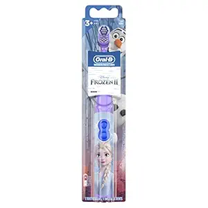 Oral B Pro-Health Jr. Battery Powered Kids Toothbrush featuring Disneys Frozen, Soft, 1 ct