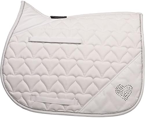 HySpeed Diamante All Purpose Saddle Pad Cob/Full Size White