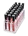 Acrylic Lip Gloss Organizer & Beauty Care Holder Provides 24 Space Storage | byAlegory (Clear)