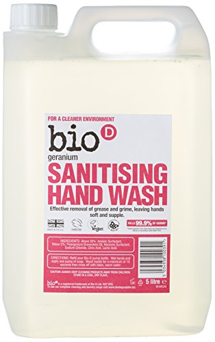 Bio-D 5 litre Geranium Hand Sanitiser