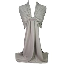 Brautjungfern Bridal Wear oder Braut oder Ball Proms Partys irisierend Hochzeit Stola GFM Marken Schal schimmernd ideal f/&uuml;r Abend