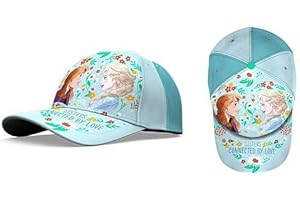 KIDS LICENSING Summer Cap, Kids Baseball Cap, Sun Hat, Girls Accessories Ages 3-7 Years Small(S) with Colour Featuring Popular TV Characters