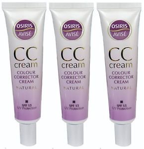 Multi Pack Offer 3 X Osiris CC Cream Natural with SPF15 - 35ml Each
