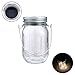 Price comparison product image niceEshop(TM) Solar Mason Jar Lid Bottle Light LED Starry Fairy String Lights Kit Hanging Lantern for Patio Garden Porch Wedding Party Decoration, Warm White