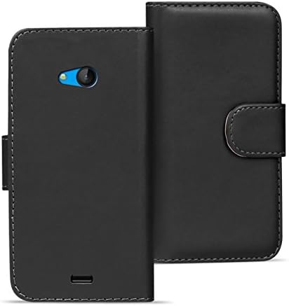 Premium PU Leather Case for โ Microsoft / Nokia Lumia 540 โ Wallet Case Faux Leather Shockproof Colour: Black