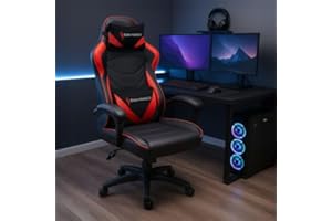 San Marco Sedia Gaming Ergonomica (Rosso)