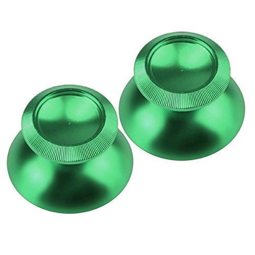 MITE Benutzerdefinierte Metall Thumbsticks Analog Thumbsticks für Sony Dual Shock Controller PS4 Auf Lager (Green)