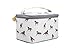 TaylorHe Waterproof Large Make-up Bag Cosmetic Case Toiletry Bag Vanity Case with Patterns zipped with Handle Horses