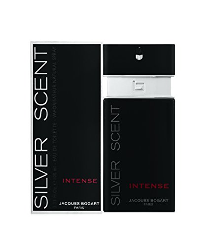 Jacques Bogart Scent Intense Eau de Toilette, Plateado, 100 ml