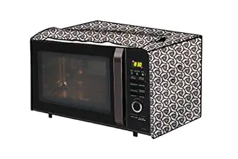 The Furnishing Tree Microwave Oven Cover for Borosil Prima 25 Liter 1500 Watt Convection Oven Toaster Griller (OTG) Packed Pattern Grey