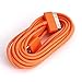 Price comparison product image iSOUL® 3M Metres 10 Feets USB Data Sync (Data Transfer) Charging Cable Charger Cord Lead Comaptible with Apple iPhone 4, 4S, 3G, 3GS,2G, 2GS, iPad 1st 2nd 3rd Generation & iPod touch 2 3 4, iPod nano 5th / 6th gen and Previous Apple Models - Extra Long 30 Pin Dock Connector to USB Cable - Orange