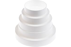 STEINBERG14 Uniwersalny reduktor do systemów wentylacyjnych Ø 80-150 mm. Złączka redukcyjna rura Ø 80 100 120 125 150 mm - przejście wentylacja kanał wentylacyjny