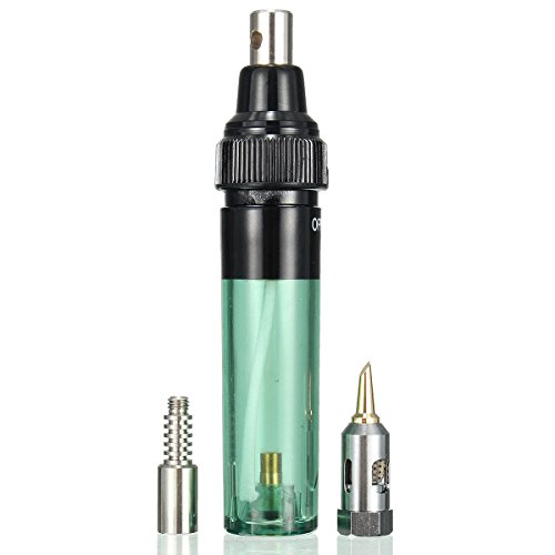 Gas Lötkolben, GOCHANGE Cordless Butan Lötkolben, Einstellbare Butangas Löten Lötbrenner Schweißbrenner Pen Gas-Schweißen mit 4 Vertauschen Lötspitze - 3
