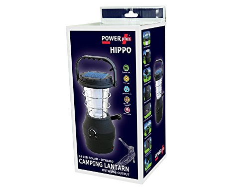 POWERplus Hippo 24 LED Dynamo Solar Camping Laterne und Powerbank - 9