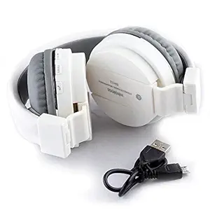 Spanking generic SH-12 Wireless Bluetooth On Ear Headphone with Mic (Transparent)