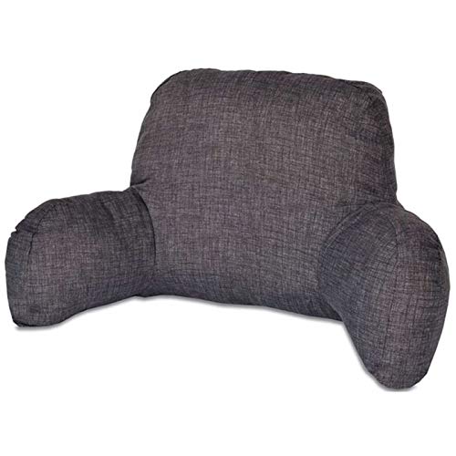 Jarrous COJÍN Lectura, Color Gris Oscuro (También Disponible en Otros Estampados/Colores)