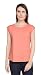 Starsy Orange Cotton Blend Solid Tunic for Women RS.369.00