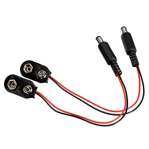 2pcs 9V Batterie Buckle Snaps Stromkabel Verbindungsstück für Arduino - 3