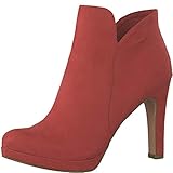 TOUCH-IT Tamaris 1-1-25316-22 Damen AnkleBoot,Stiefel,Halbstiefel,Bootie,hoher Absatz,sexy,feminin,Touch-IT,Lipstick,38 EU