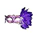 Produktbild Fliegend Damen Masquerade Maske Federmaske/Halloween Maske/Karneval Maskerade Maske/Venetian Gesichtsmaske/Sexy Augenmaske/Erotik Maske/Maskenball Maske für Weihnachten Party