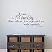 Produktbild Wall Art Sticker I Have No Greater Joy Than To Hear That My Children Walk In Truth Decal Scripture Lettering 3 John 1:4 Religious Quote Lettering Home Decoration Decal