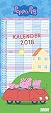 Peppa Pig 2018 - Peppa Wutz Familienkalender - Wandkalender - Familienplaner mit 5 Spalten - Format 22 x 49 cm by 