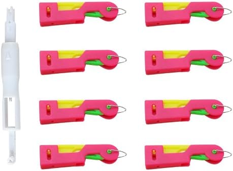 8 pcs Needle Threader for Sewing and a Needle Threader Insertion Applicator for Machine Sew