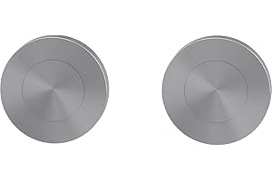 GRIFFWERK Blindrosetten rund Schraubtechnik für Türgriffgarnituren mit smart2lock Edelstahl matt
