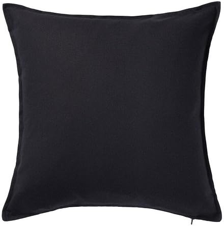 ikea GURLI Cushion cover,Size 50x50 cm (Black)