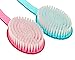 Bath Blossom Back Scrubber (2 Pack) - Shower Plastic Bath Brush Double Sided - Massage Cellulite - Suitable For Men And Women