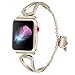 Produktbild LCLrute Kompatibel für Apple Watch Series 4, 3, 2, 1 Armband,38 / 40mm Rhinestone-Armband Edelstahl-Armband