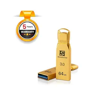 Simmtronics 64 GB USB 3.0 Port Flash Drive with Metal Body (64 GB Pen Drive)