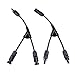 Magideal MC4 Solar Panel Cable Connectors Male Female Y Type M/F Cable Wire Branch RS.960.00