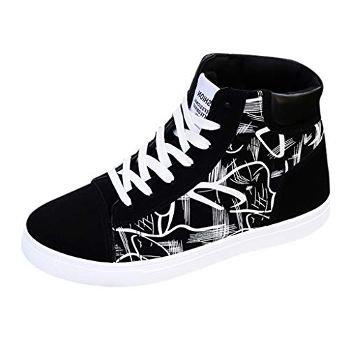 S&H-NEEDRA Chaussure de Course Homme étudiant Vogue Outdoor Mode Basket Montantes Sport Walking Shoes Running Compétition Entraînement édition Sneakers Mode