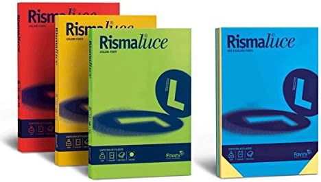 FaviniA66 NKP41056 X 313 Rismalucea3 Coloured Paper, 90 g/M² 8 Assorted Colours