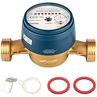 Schütz Warmwasserzähler Wohnungszähler Etagenzähler 80mm geeicht Schlösser