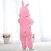 MICHLEY Hooded Infant & Toddler Animal Style Jumpsuit Baby Costume Romper XYZ15088-Pink-80cm