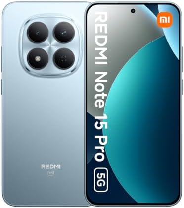 Redmi Note 15 Pro 5G 12+512 Glacier Blue (No power adapter included)