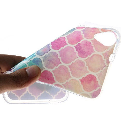 Nancen HTC Desire 820 (5,5 Zoll) Ultral Slim Weich TPU Silikon Case / Hülle / Handyhülle Backcover. Anti-Kratz und Anti-Staub. - 5