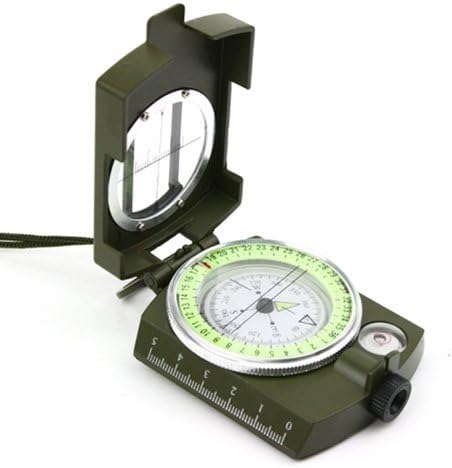 GIVESURPRISE COMPASSES MLC-06 Military High Precision Lensatic Prismatic Compass with Pouch by GIVESURPRISE