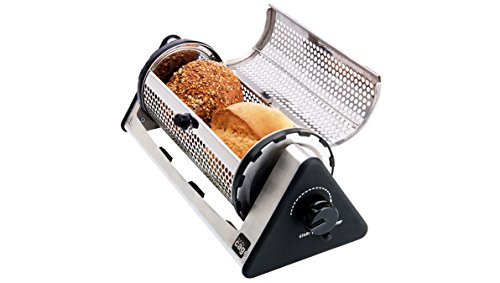 Preisvergleich Produktbild Sunny Cage Brötchenaufsatz für Toaster Langschlitztoaster gebürsteter Edelstahl