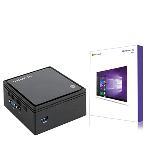Gigabyte Mini komplett PC - Intel Quad Core 4 x 2,40 GHz - 8 GB RAM - 500GB - Windows 10 Pro - USB 3.0 - HDMI - Intel HD Grafik - 3 Jahre Garantie