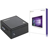 Gigabyte Mini komplett PC - Intel Quad Core 4 x 2,40 GHz - 4 GB RAM - 500GB - Windows 10 Pro - USB 3.0 - HDMI - Intel HD Grafik - 3 Jahre Garantie
