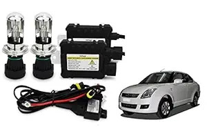 RS Enterprises Cars Maruti Suzuki Swift Dzire 2010 H4 - HID Conversion Light Kit ( 2 HID Light , 2 Blaster , Wiring ) Vehicle HID Kit for Car Headlight