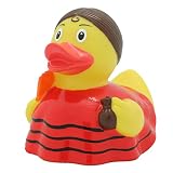 Lilalu 8.5 cm Flamenco Dancer Duck Toy (Multi-Colour)