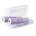 Produktbild LG 18650 Li-Ion 3,7V Akku Cell 2er Pack / 3350 mAh/mit Aufbewahrungsbox für E-Zigarette, E-Shisha