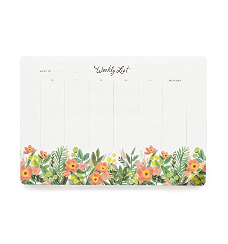 Gewehr Papier CO. HONEYDEW Floral Wochenplaner Schreibtisch Pad Maus Pad