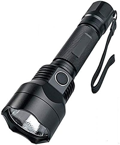 OPmeA LED Flashlight Double Switch 800 Lumens Hiking Camping Rechargeable Flashlight Aluminum Alloy Handheld Flashlight