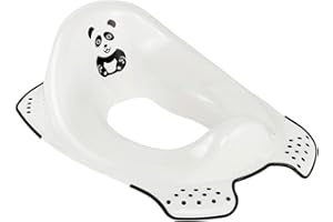 Keeeper Panda Siège de Toilette pour Bébé, De 18 Mois à 4 Ans Environ, Antidérapant, Ewa, Blanc