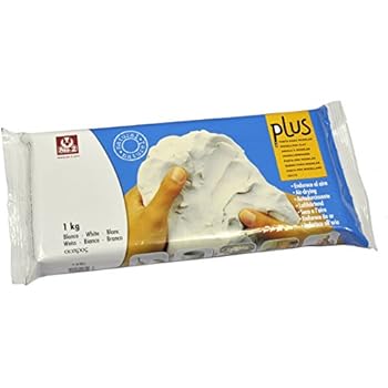 DAS 1kg Modelling Clay - White: Amazon.co.uk: Business